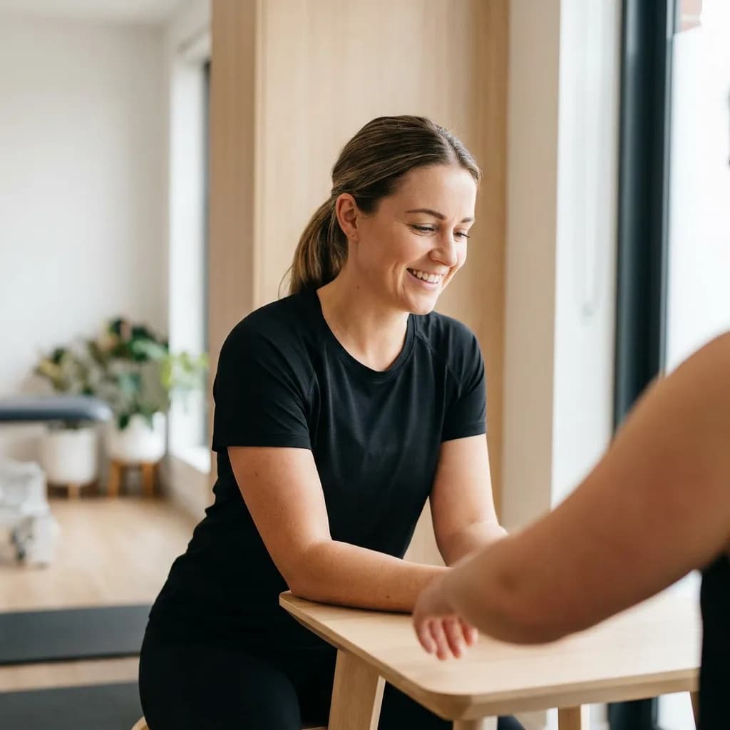 Beratungsgespräch in der Physiotherapiepraxis – wann ist Physiotherapie sinnvoll